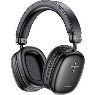 Awei AT6 trådløse over-ear-hovedtelefoner med Hi-Fi-stereo og lang batterilevetid - Svart