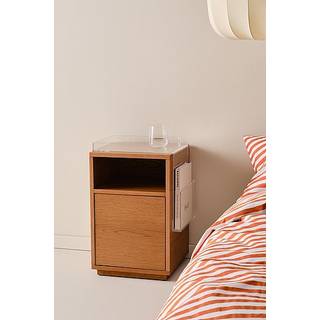 HUSTOFTA Sengebord - Hvid