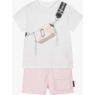 Marc Jacobs Kids Baby cotton T-shirt and shorts set - pink - M 6