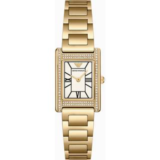 Emporio Armani Gold and White Women's Watch AR11659