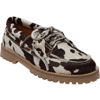 Alvina Pony Loafers, Brown Combo, 37