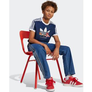 adidas originals løs bomuldst-shirt med stort logo 10011 - 12 år (146 - 152cm)