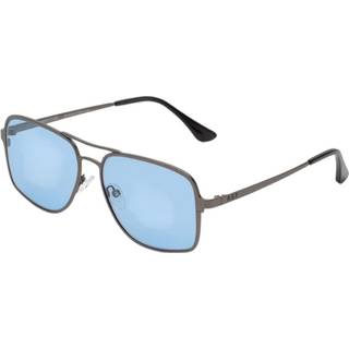 Retrosuperfuture Unisex LSM Spliff Blue-Gun Solbriller Acetat Sølv Lyseblå Firkantet Normal