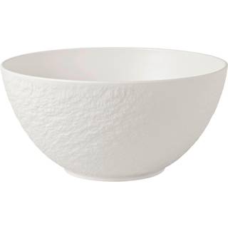 Villeroy & Boch Manufacture Rock Blanc Salatskål Ø24 cm, hvid