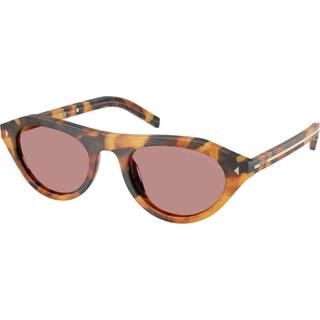 Prada Kvinde PR B15S 29C05Z Solbriller Acetat Skildpadde Rosa Geometrisk Polariseret