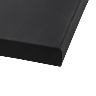 Sort dybt lærred med 3,7 cm dybde – 70×100 cm