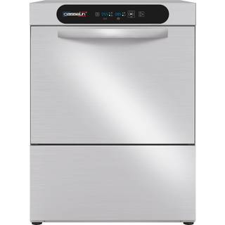 500U Underbordsopvaskemaskine med pumpe til afløb, skyllemiddel og afspænding - indbygget blødgøringsanlæg