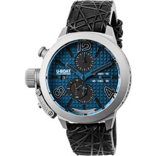 U-Boat 3003 Herrenuhr Classico Titanium Blue Automatik Chronograph 45mm 10ATM