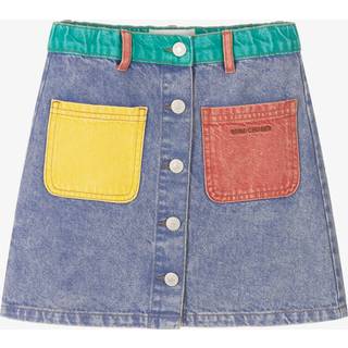 Bobo Choses Color Block Denim Nederdel Multicolor 2-3 Y  Blå  2-3 år  kvinde