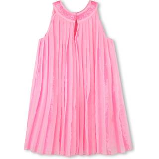 Billieblushtil piger. U21101 Lyserød plisseret kjole (12años= 150cm), Casual, Pink, Polyester, Uden ærmer/stropper, børnetøj