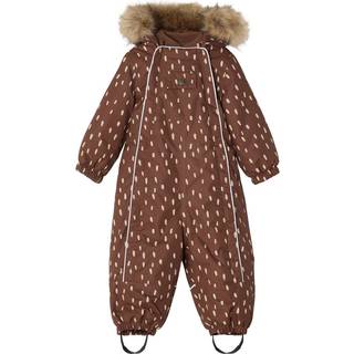 Kuling Val D'Isere Prikket Flyverdragt Brun 92 cm  Brun  92 cm  Unisex