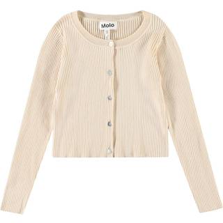 Molo Giselle Knitted Cardigan Brazilian Sand 110/116 cm  Beige  110/116 cm  kvinde