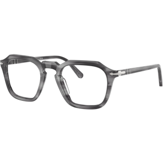 Persol Unisex PO3292V 1192 Vista -rammer Acetat Grå Transparent Firkantet Normal