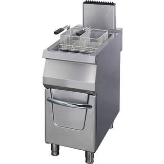 Premium friture - 1 x 22L - Enkelt enhed - 90 cm dyb - med aftapningshane - Gas
