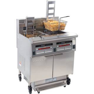 Elfrituregryde med automatisk løft og filtrering 2 x 22 liter 17+17kW