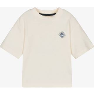 Timberland Cream Small Logo Kortærmet T-shirt4 år (104cm)