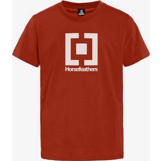 Horsefeathers Base Kids T-shirt - L - orange rust