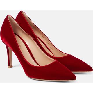 Gianvito Rossi Gianvito 85 velvet pumps - red - EU 42