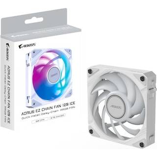 GIGABYTE AORUS - case fan - Kabinet køler - 120mm - Hvid