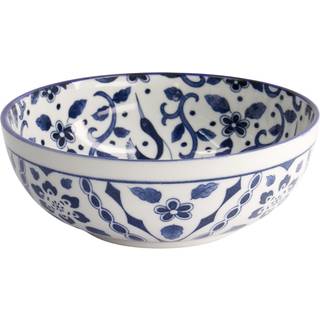 Tokyo design studio Blue Maizuru skål Ø20 cm, blå/hvid