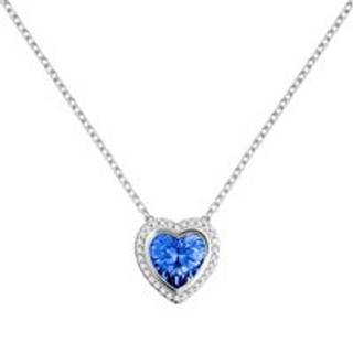 Radley RYJ2477 Silver Blue CZ Heart Necklace - J81203