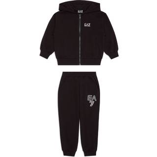 EA7til piger. 7G000048_AF13135 Træningsdragt Visibility sort (6Años= 118cm), Casual, Sport, Bomuld, Multisport, Lange ærmer, børnetøj