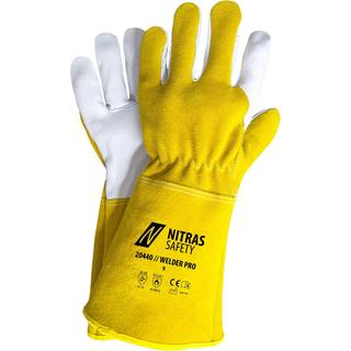 NITRAS WELDER PRO Svejsehandsker, grå/gul - 20440