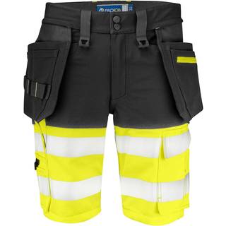 ProJob 6580 Shorts, En Iso 20471 Klasse 1 - Black/Yellow - C62