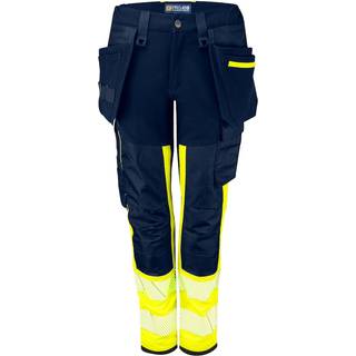ProJob 6543 Buks, Dame, En Iso 20471 Klasse 1 - Navy blue/yellow - C44