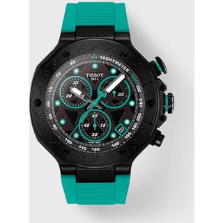 Tissot T141.417.37.051.01 Herrenuhr T-Race Quarz Chronograph Türkis