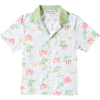 Bonpoint Steve printed cotton poplin shirt - multicoloured - Y 14