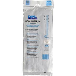 DPL Latexhandske Nova Super 65 str 7 indvendig velourisering sort