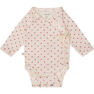 That's Mine - Elia slå-om body - Lots of love red - 68cm - 6M