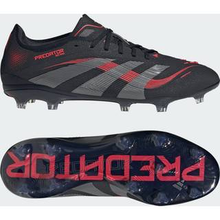 Predator Pro Firm Ground støvler - Core Black / Grey Four / Lucid Red - 43 1/3
