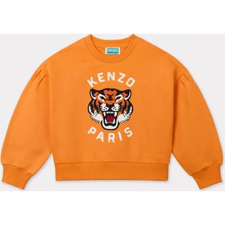KENZO KIDS KENZO KIDS Orange Long Sleeve Tiger Logo Sweatshirt