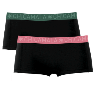 Meisjes 2-pack Boxershorts Effen