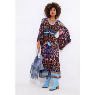 Joe Browns Joe Browns Black Petite Butterfly Border Print Maxi Dress