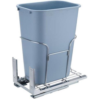 Vevor Pull-Out papirkurven kan 35L en enkelt skraldespand under bjerget køkkenaffaldsbeholder med blød tæt på 110 kg belastningskapacitet og dørm