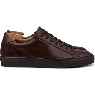 Skolyx premium sneaker mørkebrun med mørk såle