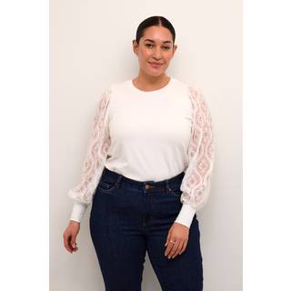 Kaffe Curve KCnioma Bluse - Hvid - Str S - Damer