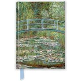Claude Monet: Bridge over a Pond of Water Lilies 2026 Luxury Pocket Diary Planner - Week to View