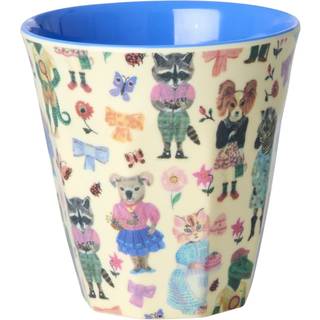 Rice melamin børnekop Small blue - Nathalie Lété Print