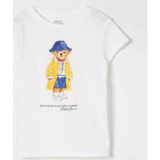Polo Ralph Lauren Polo Ralph Lauren White Girls Polo Bear Jersey T-Shirt