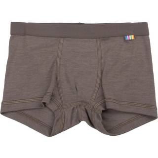Boxershorts i beige uld-silke med motiv