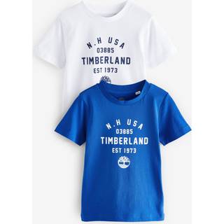 Timberland Timberland Logo White T-Shirts 2 Pack