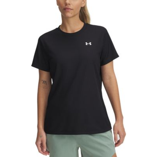 Under Armour Tech™ Rib Women's Short Sleeve Black / White XXL