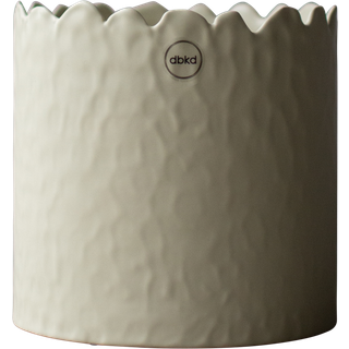 Dbkd Flowery Krukke Ø16 Cm - Krukker Keramik Creme - 20240801CR