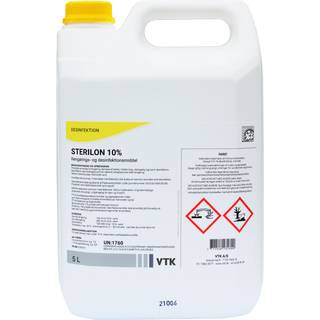 VTK Sterilon 10% 5 l Fødevaregodkendt overfladedesinfektion (00013160)