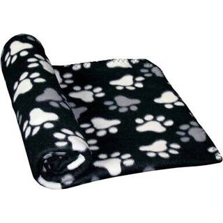 Fleecetæppe - Sort - 50 x 75 cm