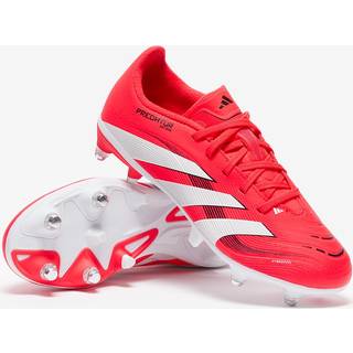 Predator League Soft Ground Kids støvler - Lucid Red / Cloud White / Core Black - 28 1/2